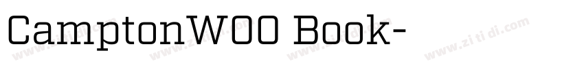 CamptonW00 Book字体转换 CamptonW00 Book字体转换